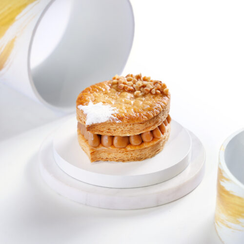Paris-Brest Hazelnut Mille-Feuille (Pastry)