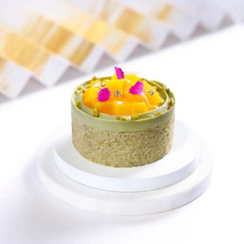 Mango Passion Matcha Cake (Pastry)